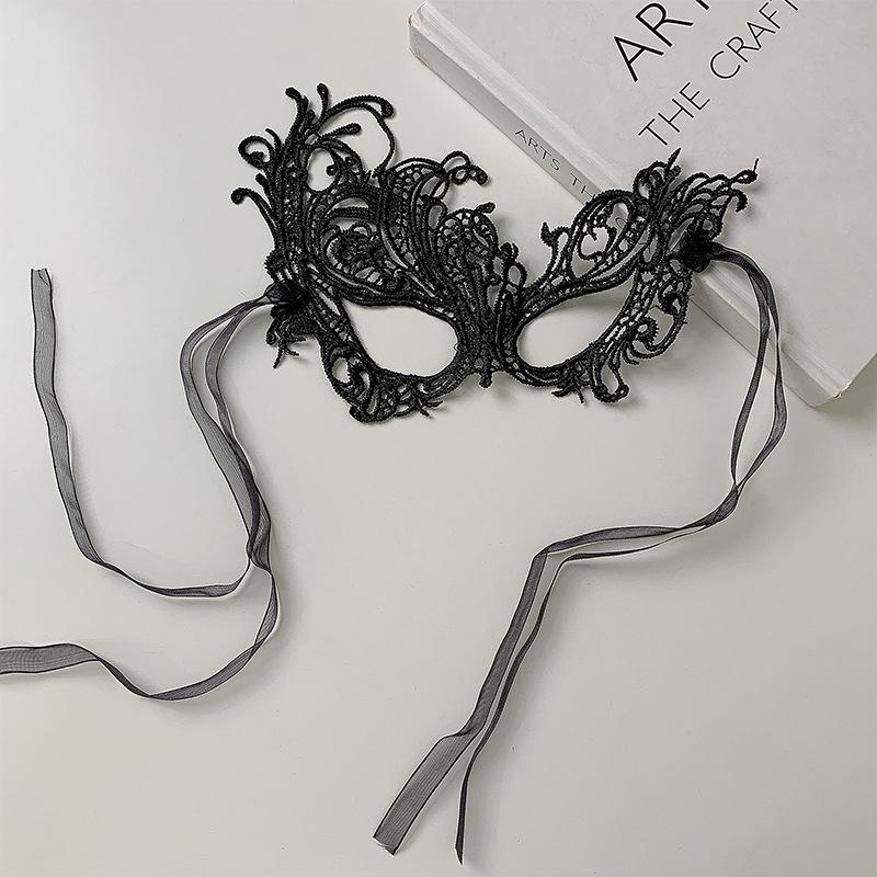 Halloween Costume Mask Vintage Masquerade Party Mask Lace Eye Mask Exquisite For Dance Parties Festive Events Theatrical