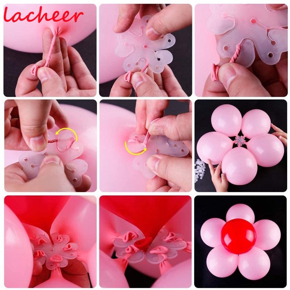 5pcs  Balloon Flower Clip Connector Plum Blossom Stand Wedding Birthday Festival Party Decoration
