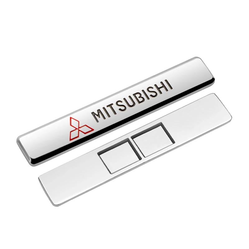 

Metal Car Side Fender Sticker Alloy Badge Auto Logo Rear Trunk Decals For Mitsubishi Ralliart X Lancer EX Competition Outlander For Mitsubishi срібний
