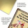 Vintage Ice Cream Metal Sign 8x12 Inch, Retro Tin Poster for Wall, Home Cafe Bar Decoration