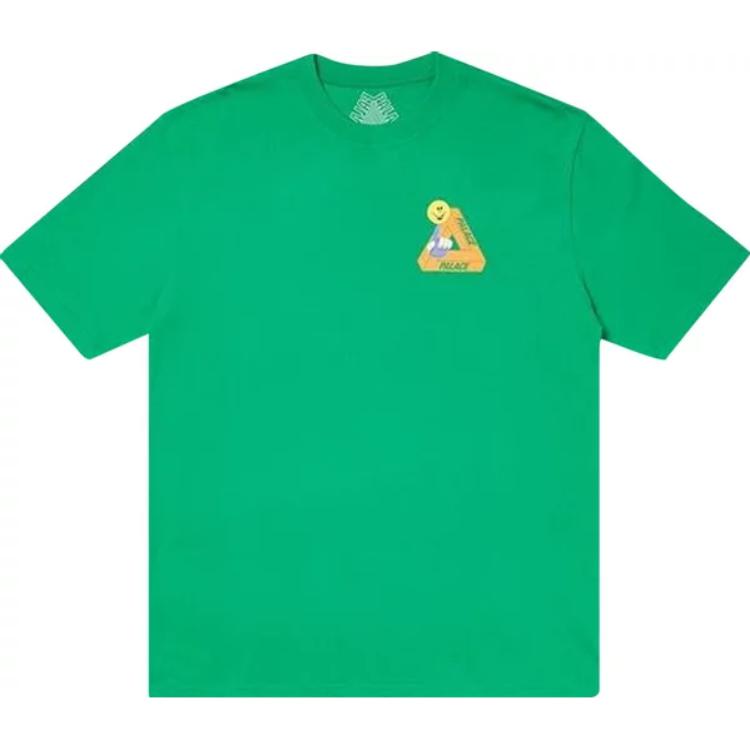 Palace Tri-Smiler T-Shirt Green Men Tops P18TS105