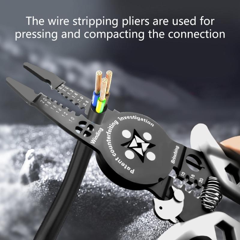 Multifunctional Wire Stripper Electrician Special Industrial Wire Splitters Stripping and Wire Cutting Pliers