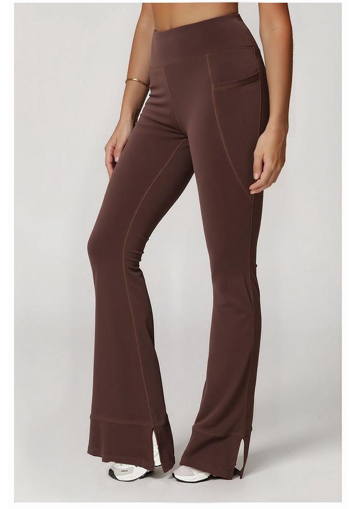 High Waist Flared Yoga Pants - Butt Lifting, Slimming, Women's Fitness, Casual Wide Leg Dance Pants