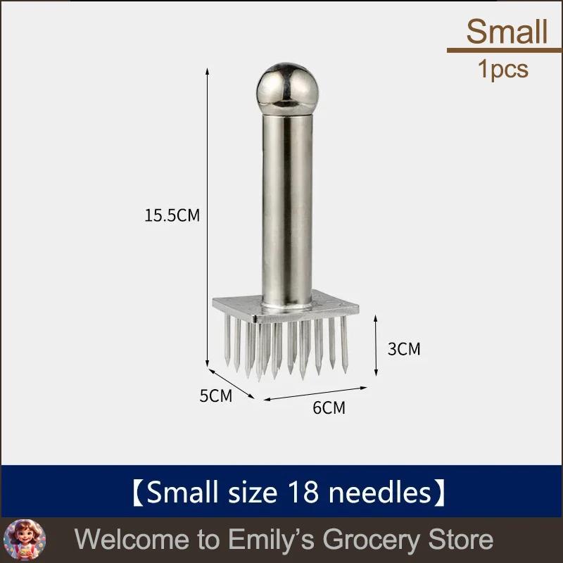Stainless Steel Tenderizer Needle Professional Cooking Meat Hammer Needle Kitchen for Tenderizing Beef and Pork Chops Tool