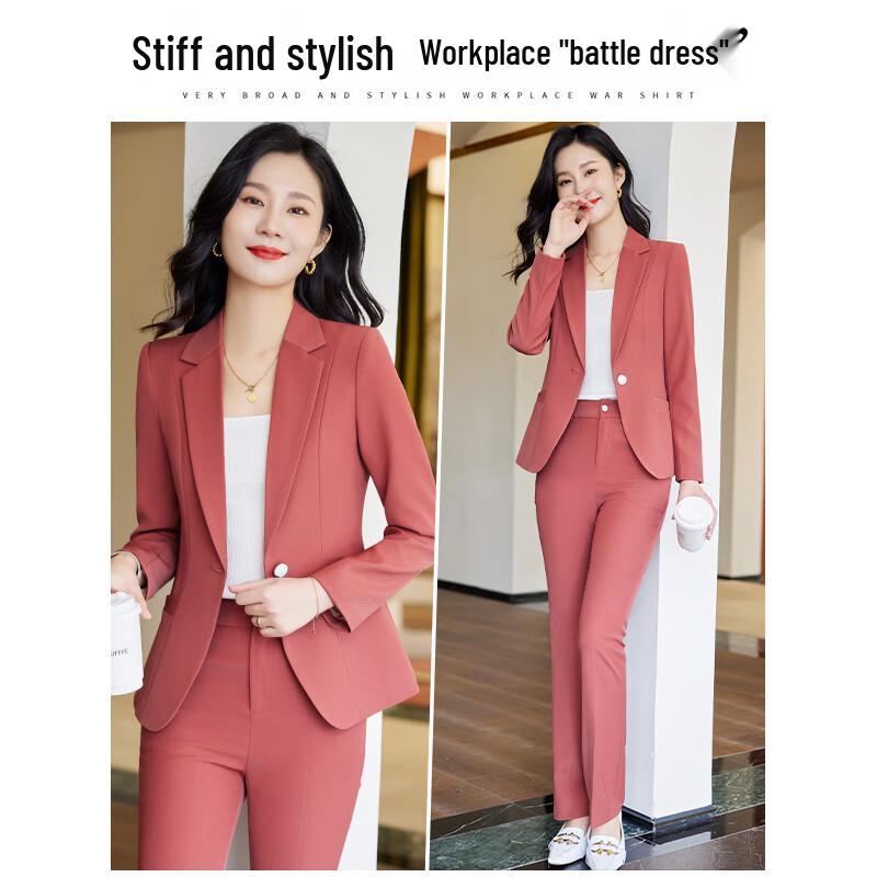Women's Professional Blazer & Pants Suit Set