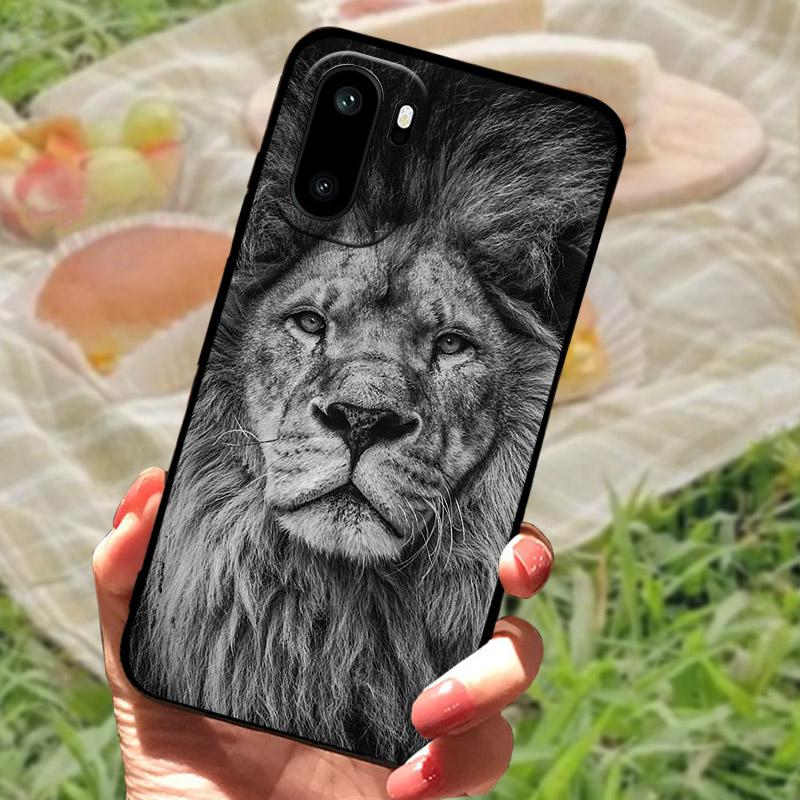 For OnePlus ACE 6 ACE6 5G Case Fashion Cool Wolf Lion Printed Silicone Phone Cover For One Plus Ace6 PLQ110 Capa Soft TPU Fundas