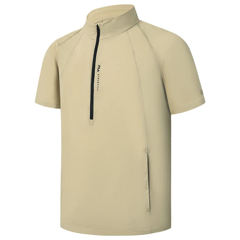 FILA Men s Performance Half-Zip Short-Sleeve T-Shirt L