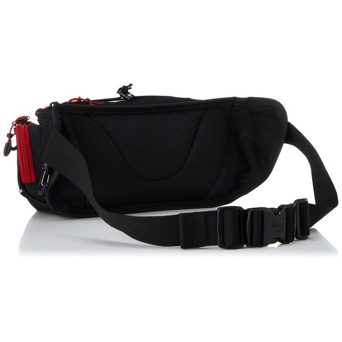 Rough & Road Waist Bag Rough Waist Bag Wide Black/Red W29xD10.5xH14cm RR9612