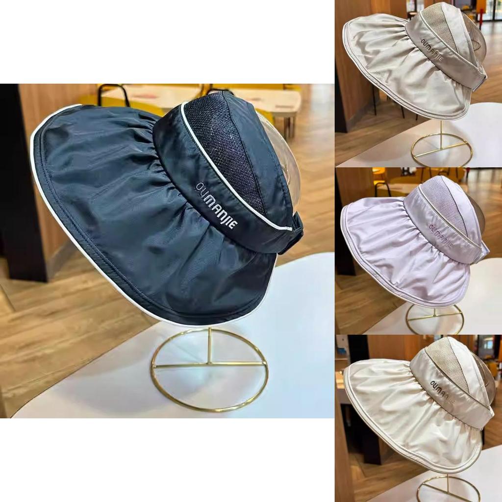 Sun Stylish Commuting Hat Women With Wide Brim Lightweight Sunshade Breathable