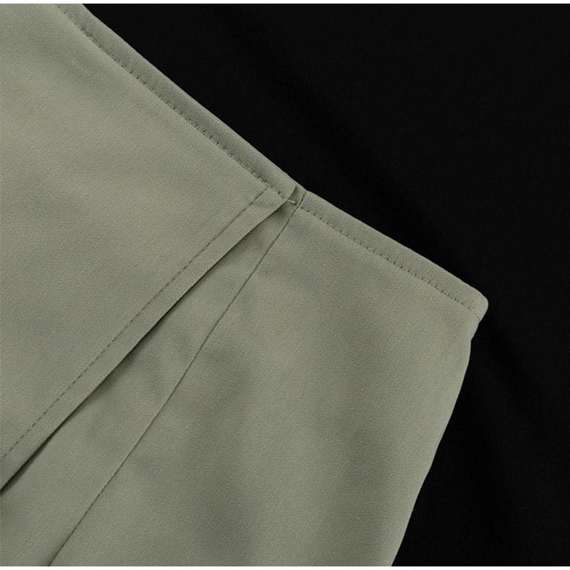 Lapel Trench Short Coat Jacket Wrap Hip Skirt Set Breasted Vintage British Style Women's Workwear Overcoat Short Skirts Sets