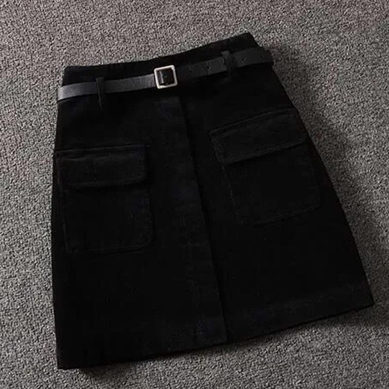 

Винтажная вельветовая юбка женская корейская кавайная юбка с высокой талией женские мини-юбки А-силуэта Faldas XXL