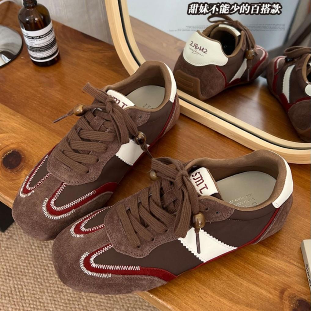 Keep version~ Height-increasing retro German training shoes women's 2025 new dune wind sports Forrest Gump shoes casual shoes