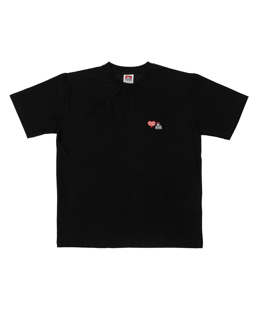 BEN DAVIS Cooling Gorilla Embroidered T-Shirt Black