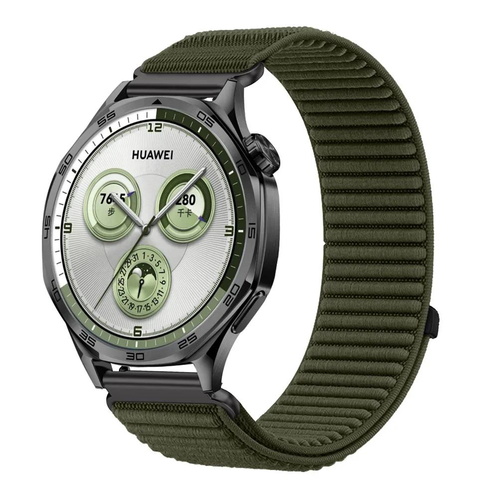 20 mm und 22 mm breites Uhrenarmband für Samsung Galaxy Watch 7/FE/5/Pro/6/4/Classic, sportliches Nylon-Schlaufenarmband, Huawei Watch GT/5/4/3 Pro 2