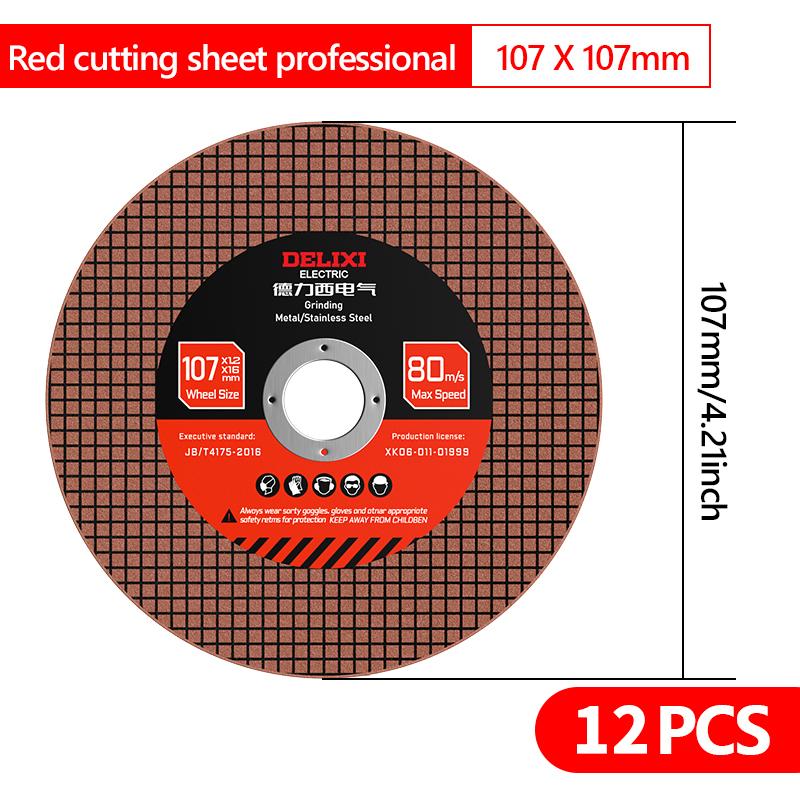 

12/26/53 Pcs High Quanlity Double Network Metal Cutting Disc 107mm Resin Ultra Thin Grinding Disc Wheel Angle Grinder Disc