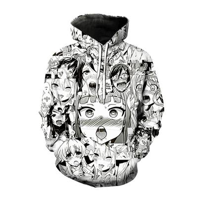 Spring Autumn Anime 3D Print Men Women Zipper Hoodies Sweatshirt Long Sleeve Pullovers Fashion Casual Streetwear Oversized Tops