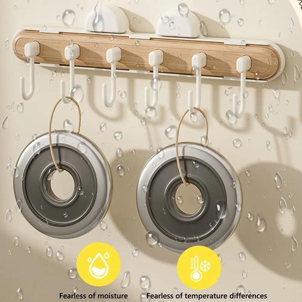 Wall-mounted Door Back Gap Rack Punch-free Expansion Gap Hook Multifunctional Sticky Hook  Cabinet