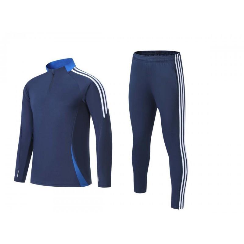 Unisex Long Sleeve Athletic Training Set Quick-Dry Breathable Gym Running Workout Clothes