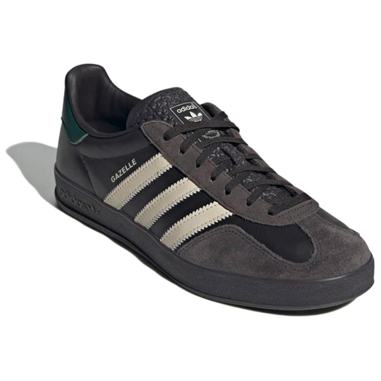 Adidas Originals Gazelle Comfortable Versatile Breathable Low-Top Sneakers Unisex Sneakers Black Brown IH0374