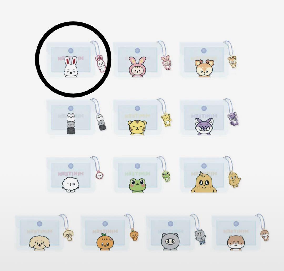 

[USED] MINITEEN Clear Pouch CHOITCHERRY (Not sold in Japan)