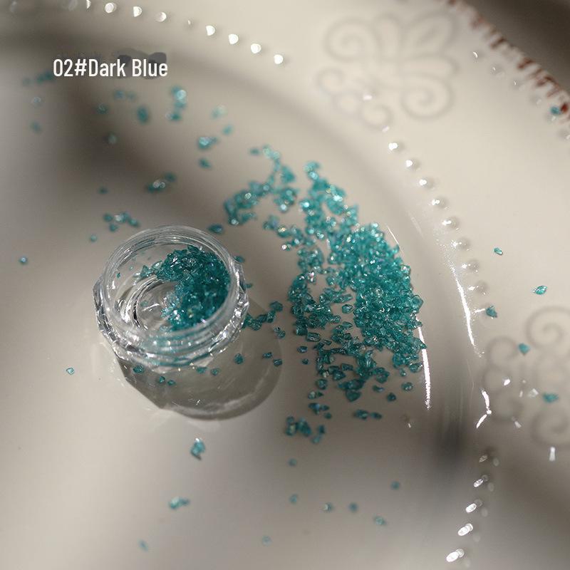 

Японские украшения для ногтей из ледяного стекла и кристаллов