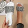 Ladies Slippers Summer Fashion Leisure Flat-bottomed Sandals Outdoor Beach Slippers Outdoor Plus Size Party Shoes Slides Women