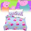 Peppa Pig Cartoon Set With Reactive Printing For Kids Bedroom Decor And Gift