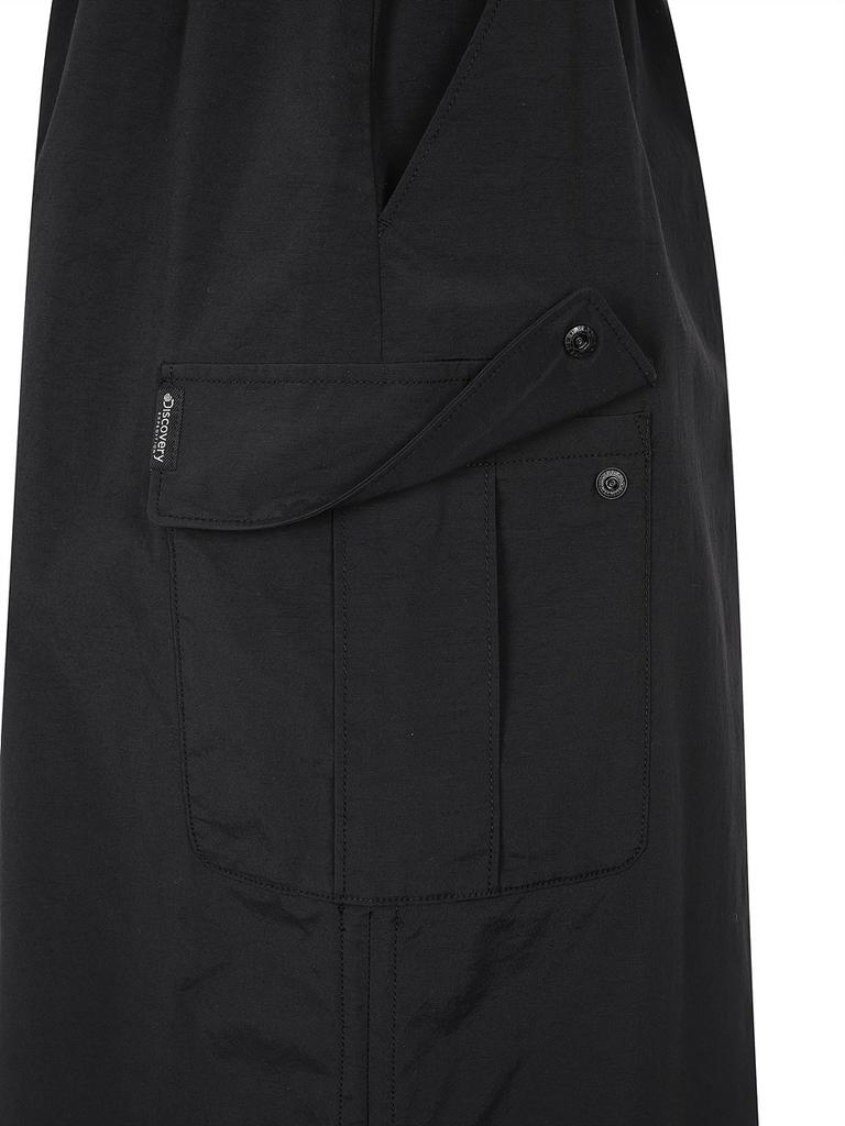 DISCOVERY EXPEDITION Freshvent Women'S Cotton Blend String Cargo Skirt (Black)