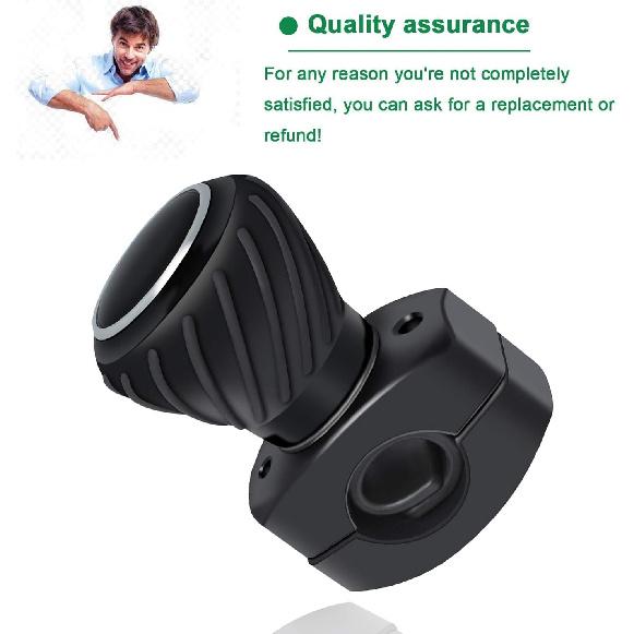 TY26583 Deluxe Tractor Steering Wheel Spinner Knob For Compatible With John Deere Kubota Tractor, Fits All Steering Wheels Up To 1-1/4" Thick