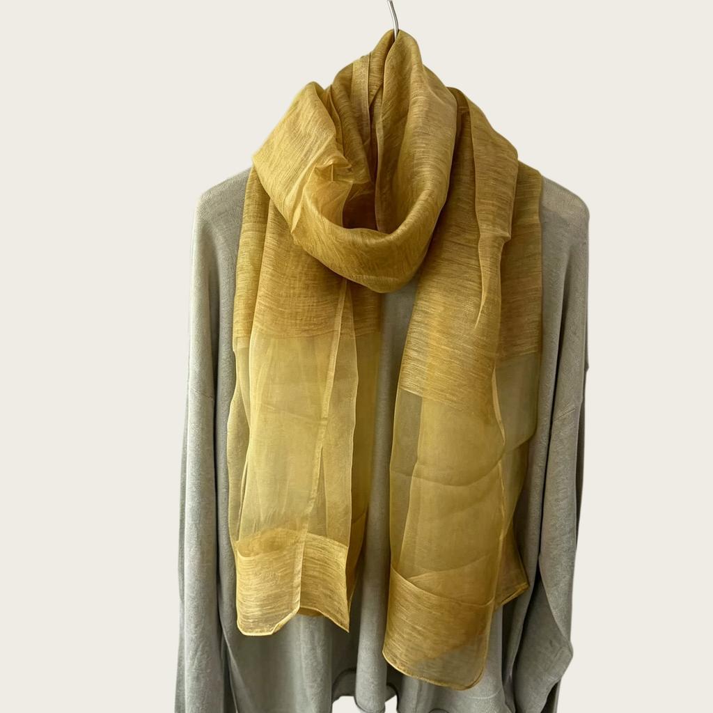 Mulberry silk blend~ long silk scarf women's fashionable versatile thin casual shawl yarn high-end scarf