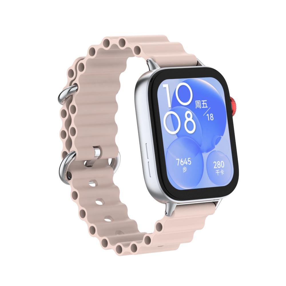 Ozean-Silikonband für Huawei Watch Fit 3, auswechselbares Armband, Armband für Huawei Fit 3, buntes Armband, Armbandzubehör