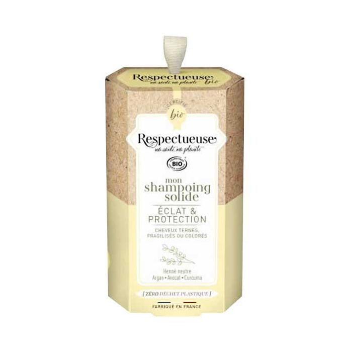Respectueuse Mon Shampoing Solide Éclat & Protection Bio 75g