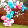 1/2Pcs Balloon Arch Chain Ribbon Easy to Use for Wedding Birthday Graduation Gender Reveal Party Decor