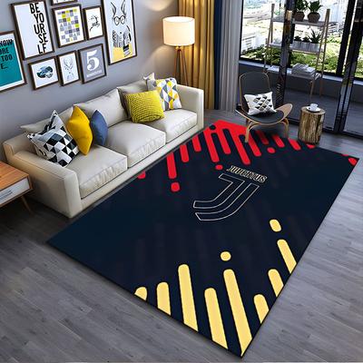 Juventus Logo Carpet Design Suitable As a Non-slip Mat for the Living Room or Bedroom Sofa