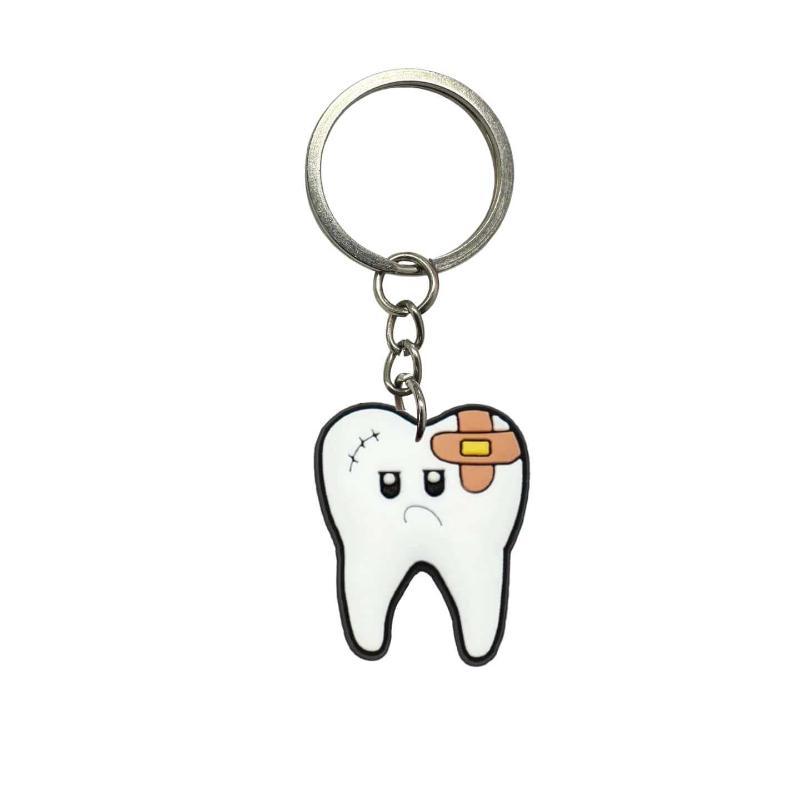 Cute Medical Themed Silicone Keychains With Blank Label Tags Lovely Cartoon Designs For Nurses Doctors Gifts Daily Use