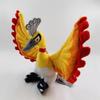 25CM Ho-Oh Red Orange Mythical Phoenix Plush Doll with Standable Wings