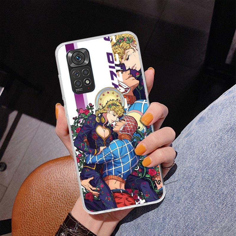 JoJo Bizarre Adventure Anime Phone Case For Xiaomi Redmi Note 15 14 13 12S 12 11 Pro Plus 14S 11S 11E 10 10S 11T 5G Personalized