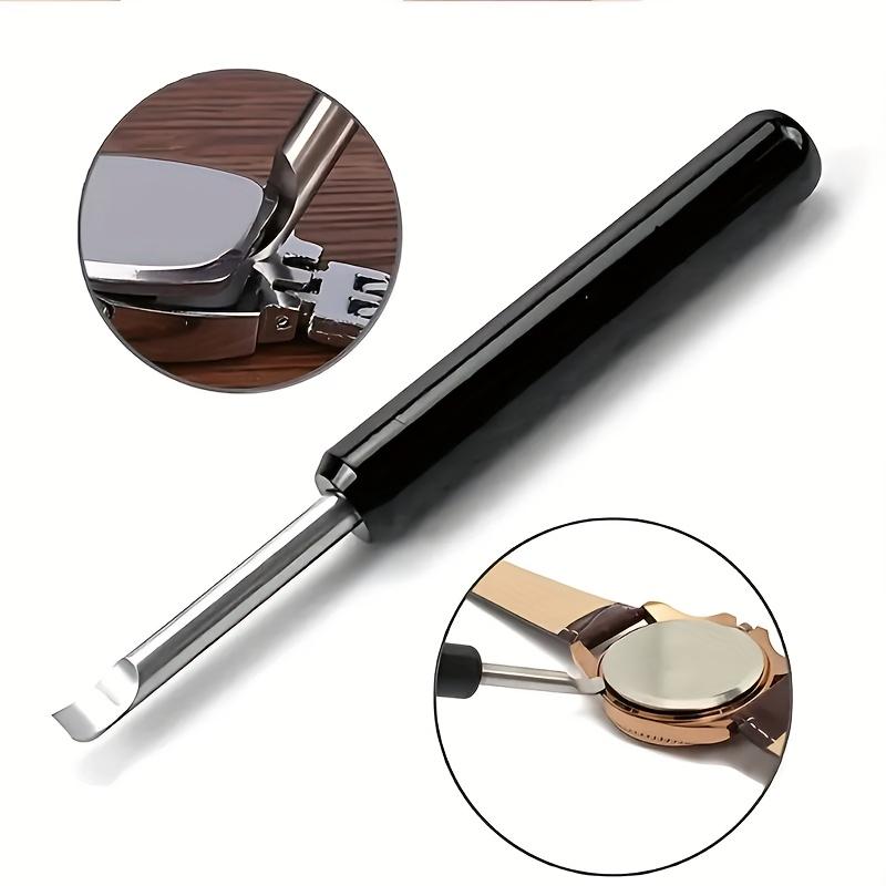 1PC Watch Back Case Opener Tool, Stainless Heavy-Duty Watch Repair Tool with Precision Lever, for Battery Replacement Strap