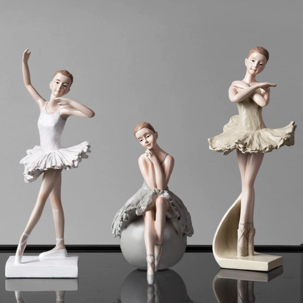 Creative Nordic Creative Ballet Girl Ornaments Ins Style Dancer Model Room Princess Room Soft Decoration Home Furnishings