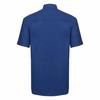 Russell Collection Mens Short Sleeve Easy Care Oxford Shirt