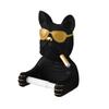 Modern European Wall-mounted Toilet Paper Holder with Sunglasses And Dog Motif. Ideal for The Home.