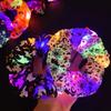 Glowing Pumpkin Hair Ties French Scrunchie Halloween Skull Pumpkin Bat Halloween Hair Style Tool Scrunchie