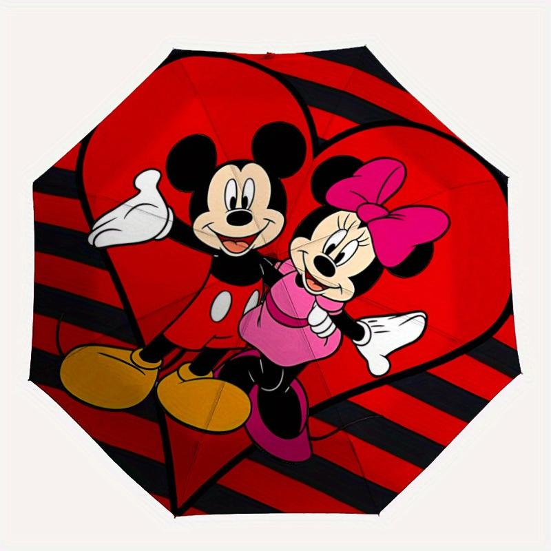 

1pc Mickey, Minnie Automatic Folding Umbrella, Compact Portable Travel Umbrella, Perfect Gift for Friends yy250806013
