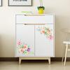 Colorful Flowers 3D Wall Stickers Beautiful Peony Fridge Stickers Toilet Decorat