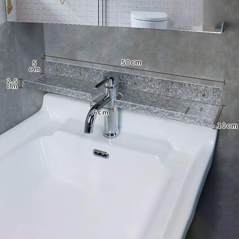 Acrylic Bathroom Shelf Organizer Over The Faucet,Bathroom Sink Shelf Over Faucet,Countertop Organizer Kitchen Above Sink Rack