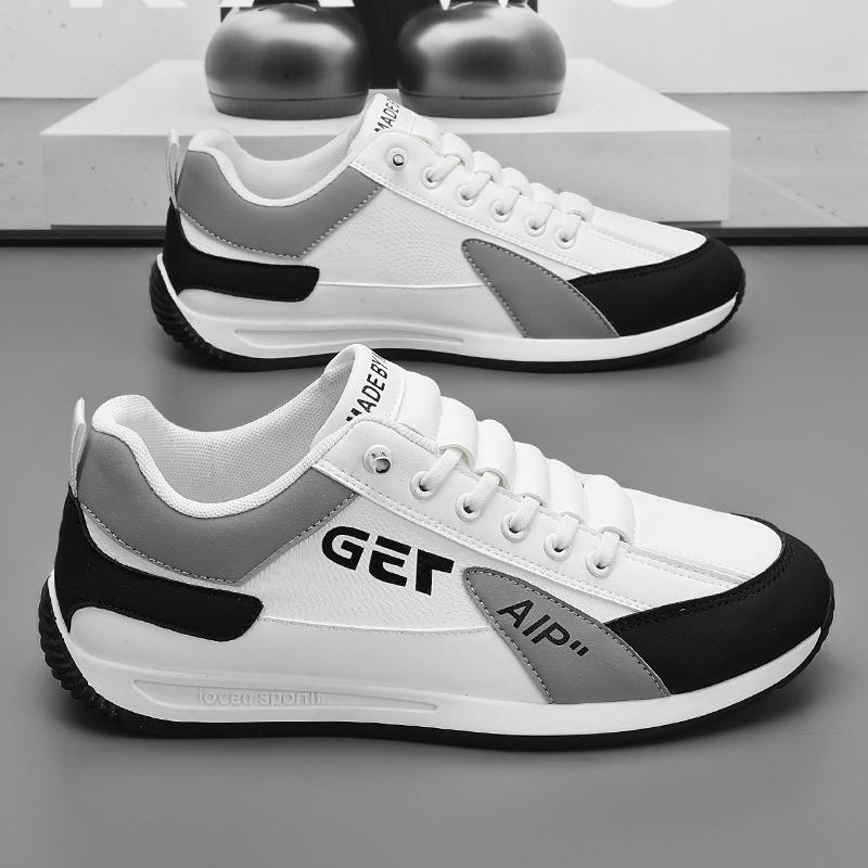 Leichte Laufschuhe für Herren Freizeitsneaker Schnürschuhe Outdoor-Sport Tennisschuhe