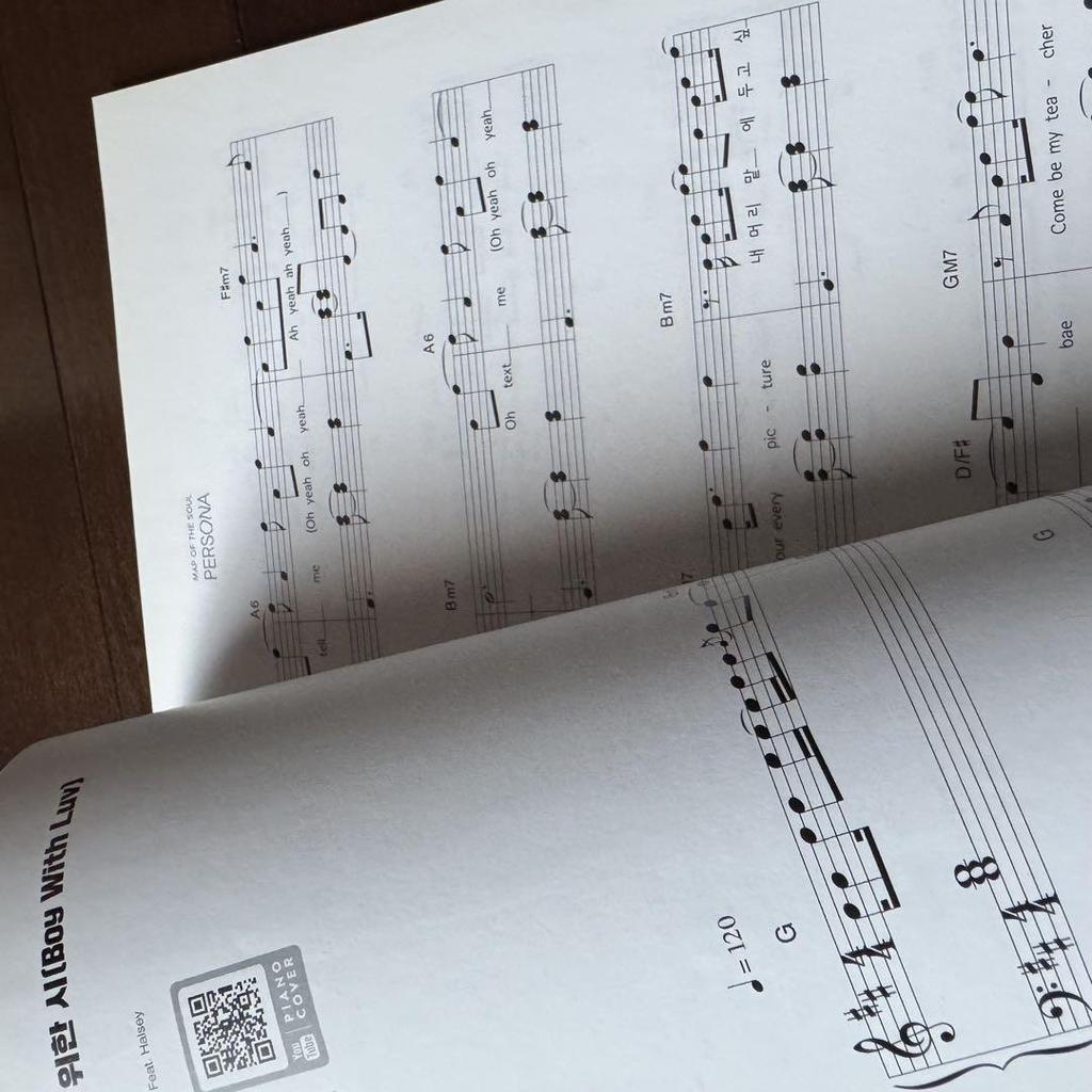 [USED] BTS MAP OF THE SOUL : PERSONA Piano Score