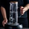 Cold Glass Water Bottle Jar Kettle with Lid Large Heat-resistant Water Pot with Handle Teapot Pitchers
