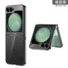Galaxy Z Flip 6 Case Clear Slim Shockproof Protective Cover Electroplated Finish