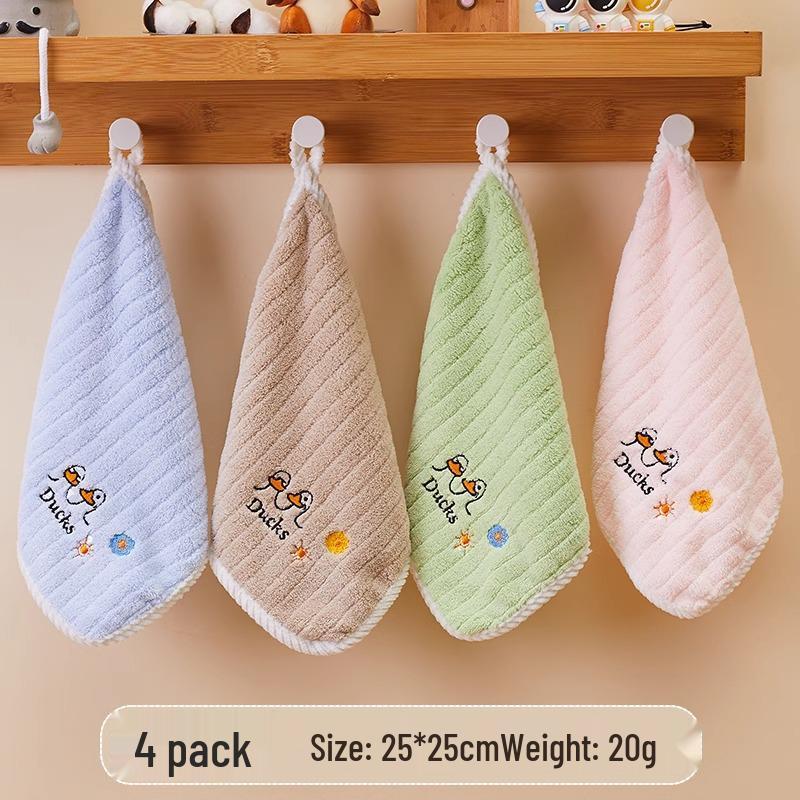 

Всесезонное мягкое хлопковое детское полотенце для лица - Впитывающее прямоугольное полотенце для мальчиков и девочек Regular